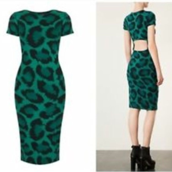 Topshop Dresses & Skirts - 3/$30 🧩 Topshop bodycon dress 🐆 sz XS